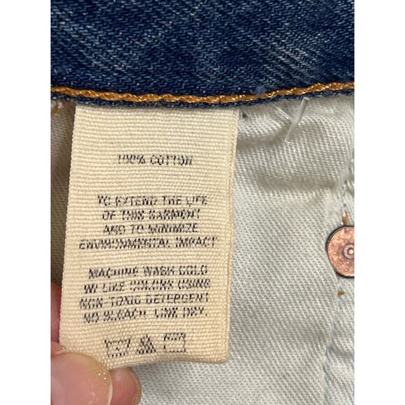 Alex Mill Bev Relaxed Straight vintage dark indigo jeans, size 33,NWOT,MSRP $225 - Picture 12 of 15